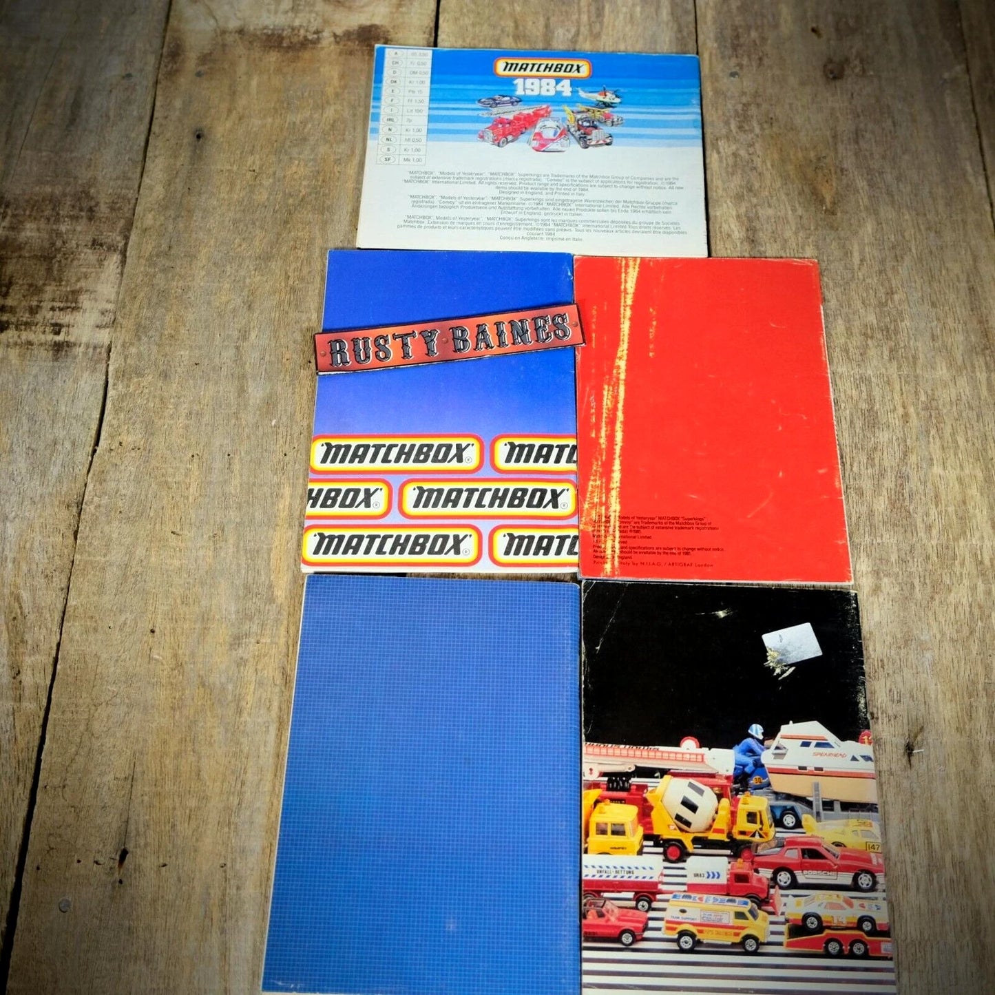 Vintage Sales/Product Brochure Catalogue Bundle Matchbox Diecast Cars Trucks