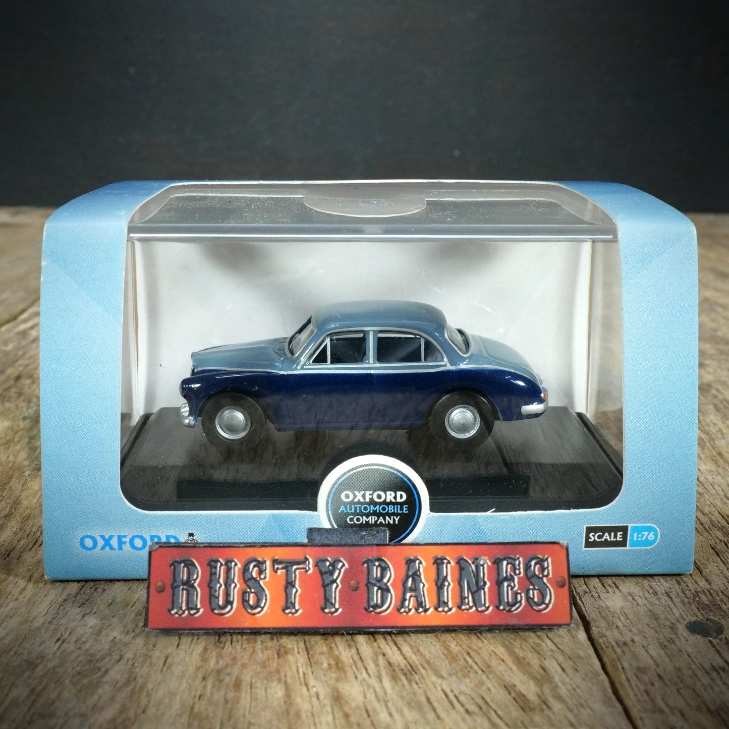 Oxford 1/76 Scale MG ZB, Mineral/Steel Blue, Boxed