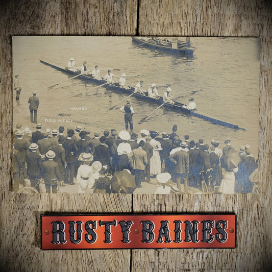 Postcard, Edwardian Putney Rowing Race, Putney, Real Photo...Grade VG