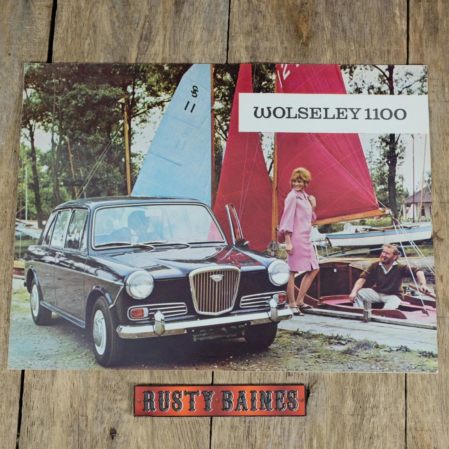 Original Car Brochure, Wolseley 1100, 1965 #6551