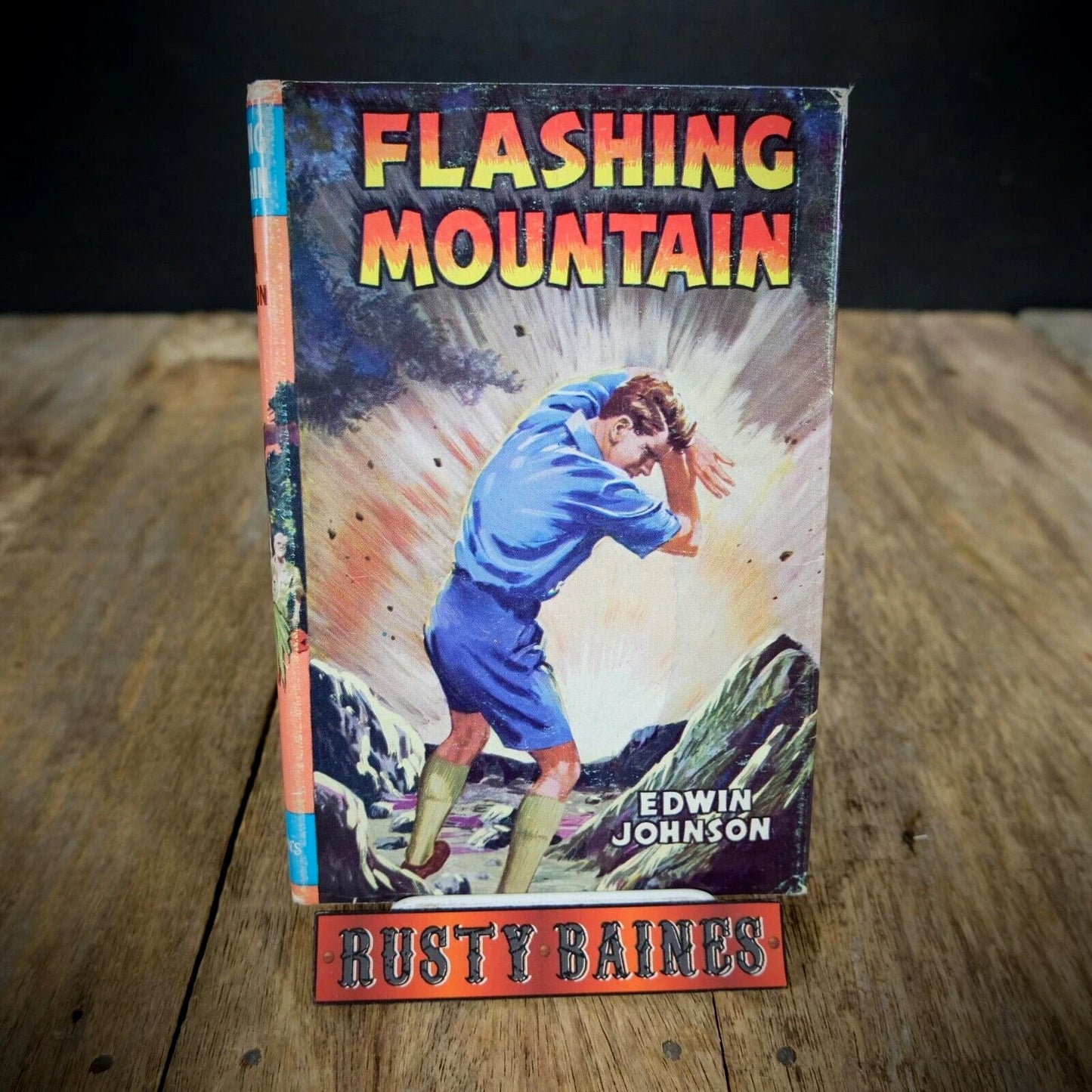 Flashing Mountain, Edwin Johnson, Vintage Children's Fiction, 1965 Hardcover