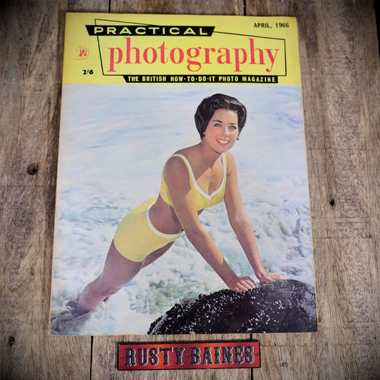 Vintage Practical Photography Magazine April 1966