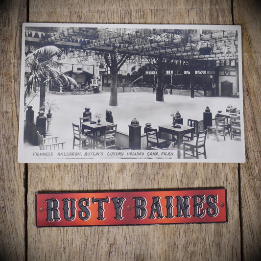 Postcard, Filey Butlin's Holiday Camp Ballroom, Real Photo