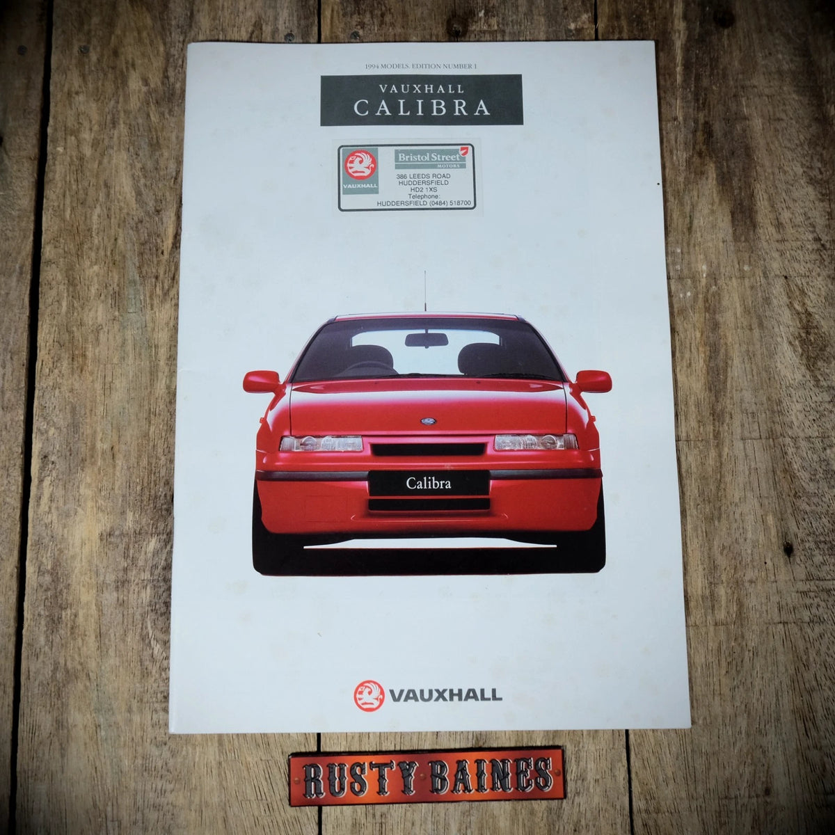 Sales Brochure, Vauxhall Calibra, 1994 UK