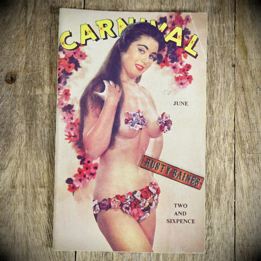 Carnival June 1957 Pocket Pin-Up Glamour Photography Magazine, Lingerie