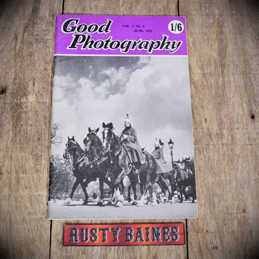 Vintage Good Photography Magazine June 1951, Pocket Size, Male Figure