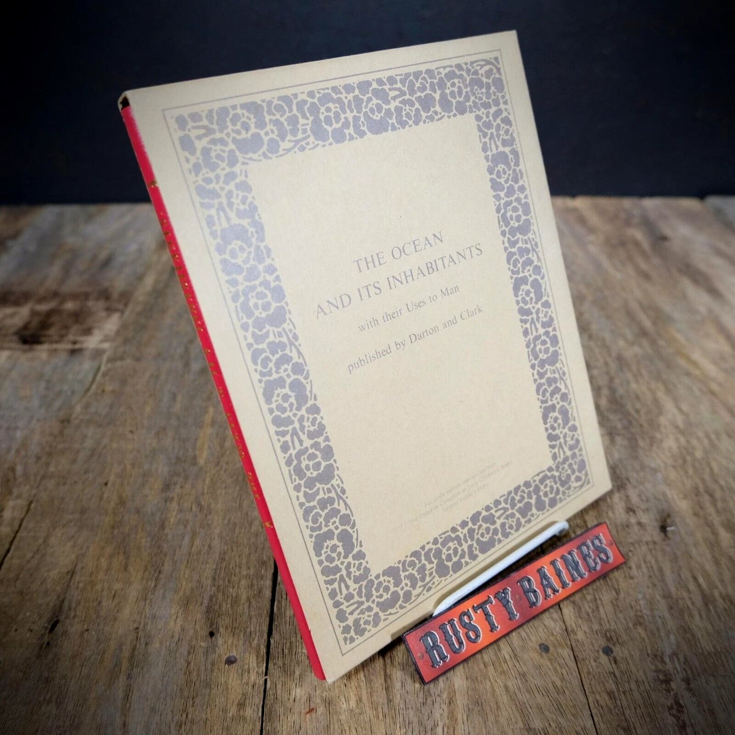 The Ocean and its Inhabitants, Osbourne Facsimile, Hardcover 1981