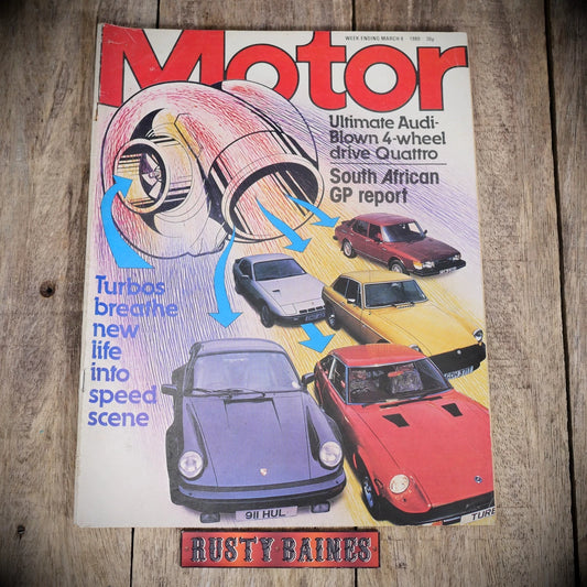 Vintage Motor Magazine 8th March 1980, Audi Quattro, Mk1 Fiesta 1.3