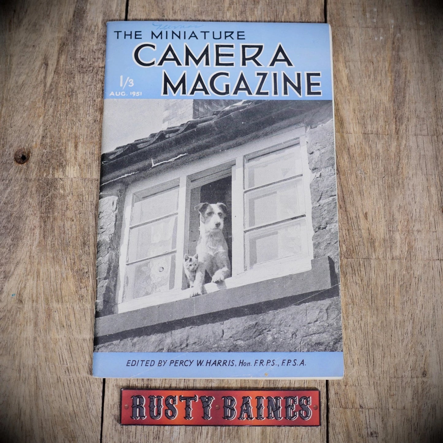 Vintage The Miniature Camera Pocket Magazine, Aug 1951