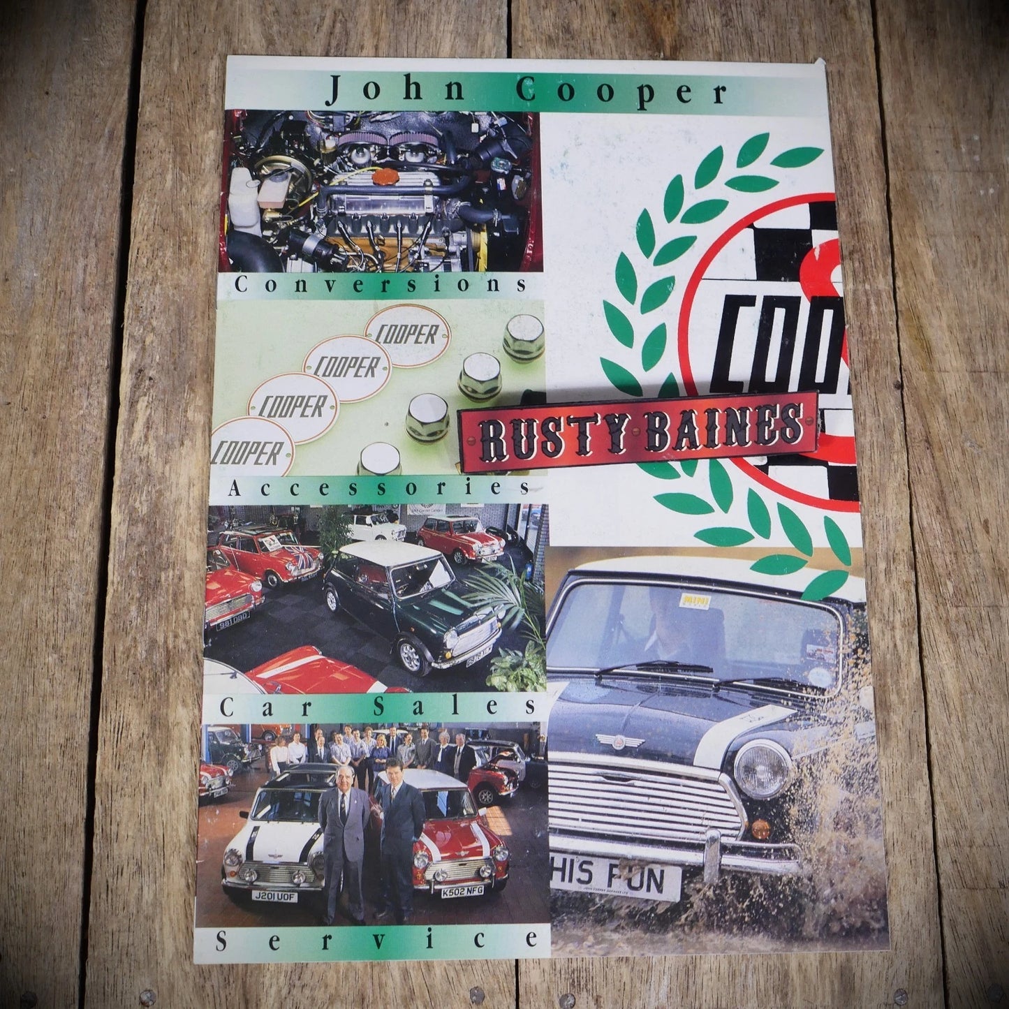 John Cooper Classic Mini Brochure/Booklet, 1993/1994 Price List