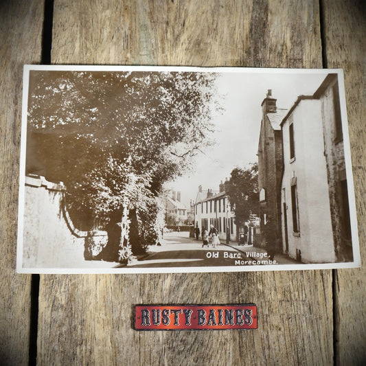 Postcard, Old Bare Village Morecambe, Real Photo