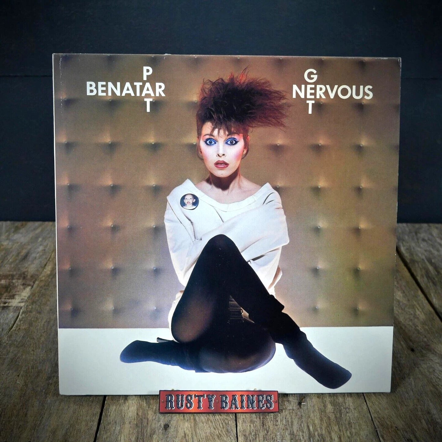Record LP Album, Pat Benatar, Get Nervous