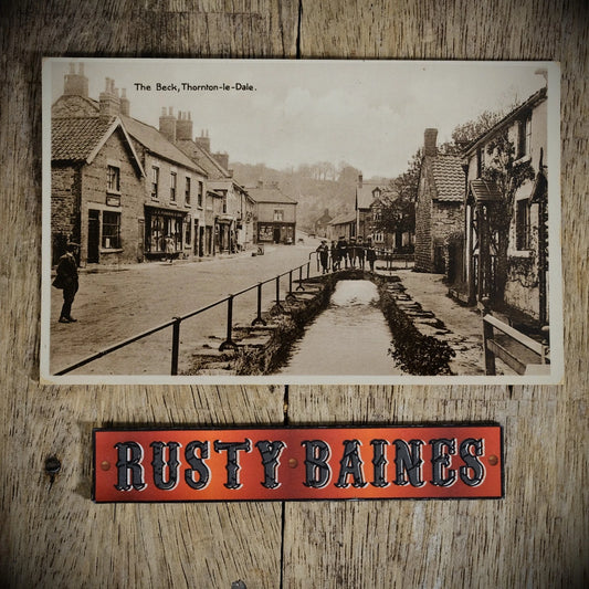 Postcard, Thornton-le-Dale, Yorkshire, Printed.