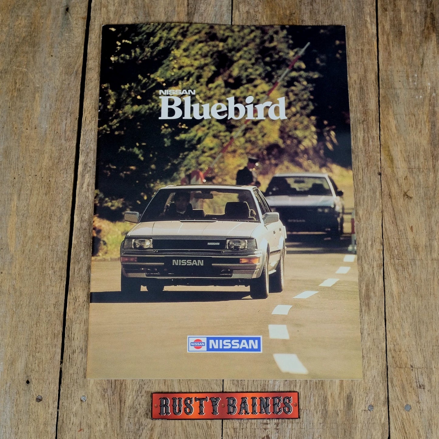 Original Car Brochure, Nissan Bluebird 1986