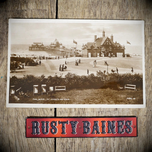 Postcard, St Annes on Sea Pier, 1924, Real Photo