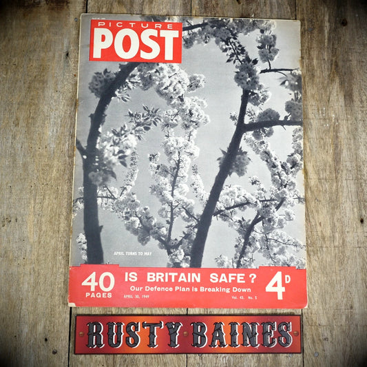 Picture Post 30 April 1949, Bieldside School, K Hutton Lingerie, Emlyn Williams