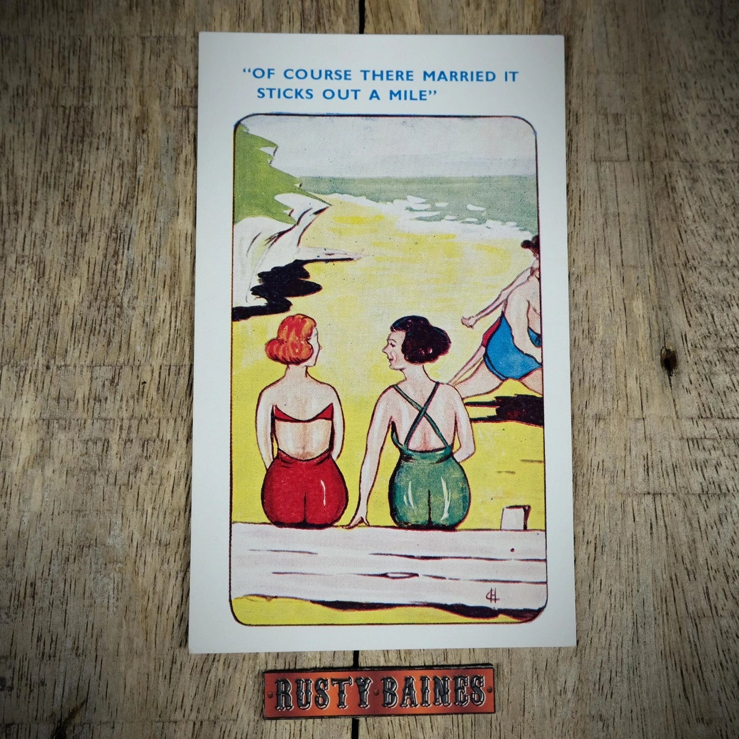Postcard, Comic/Humour, Bathing Beauty Women, Sexual Innuendo Marriage