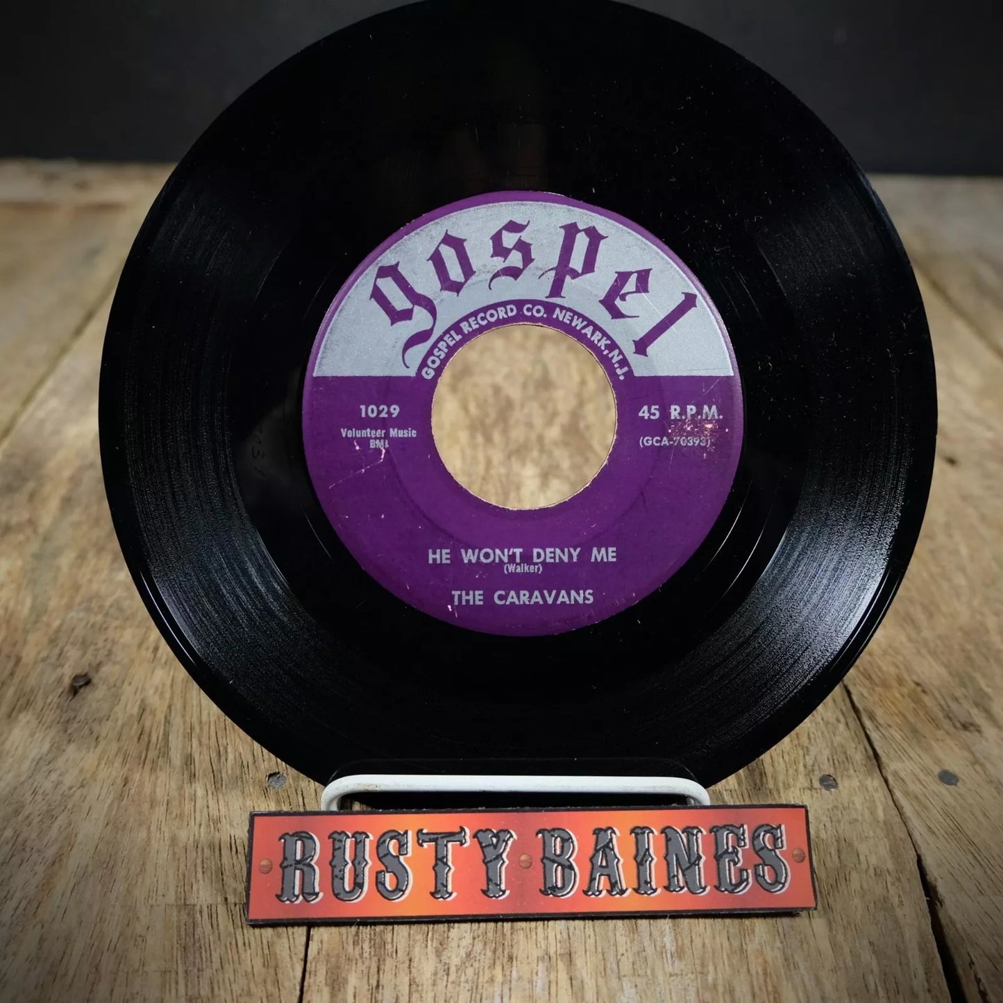 Record 7" Single, The Caravans, Swing Low Sweet Chariot, Gospel