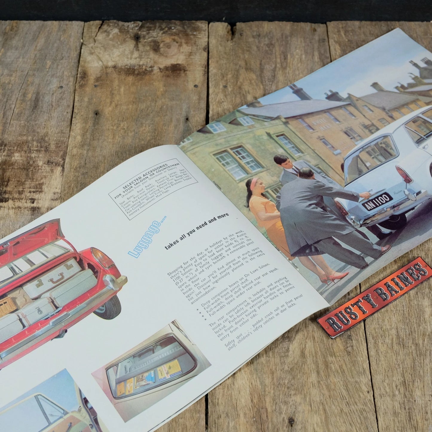 Original Car Brochure, Austin 1100 Saloon & Countryman #2192H