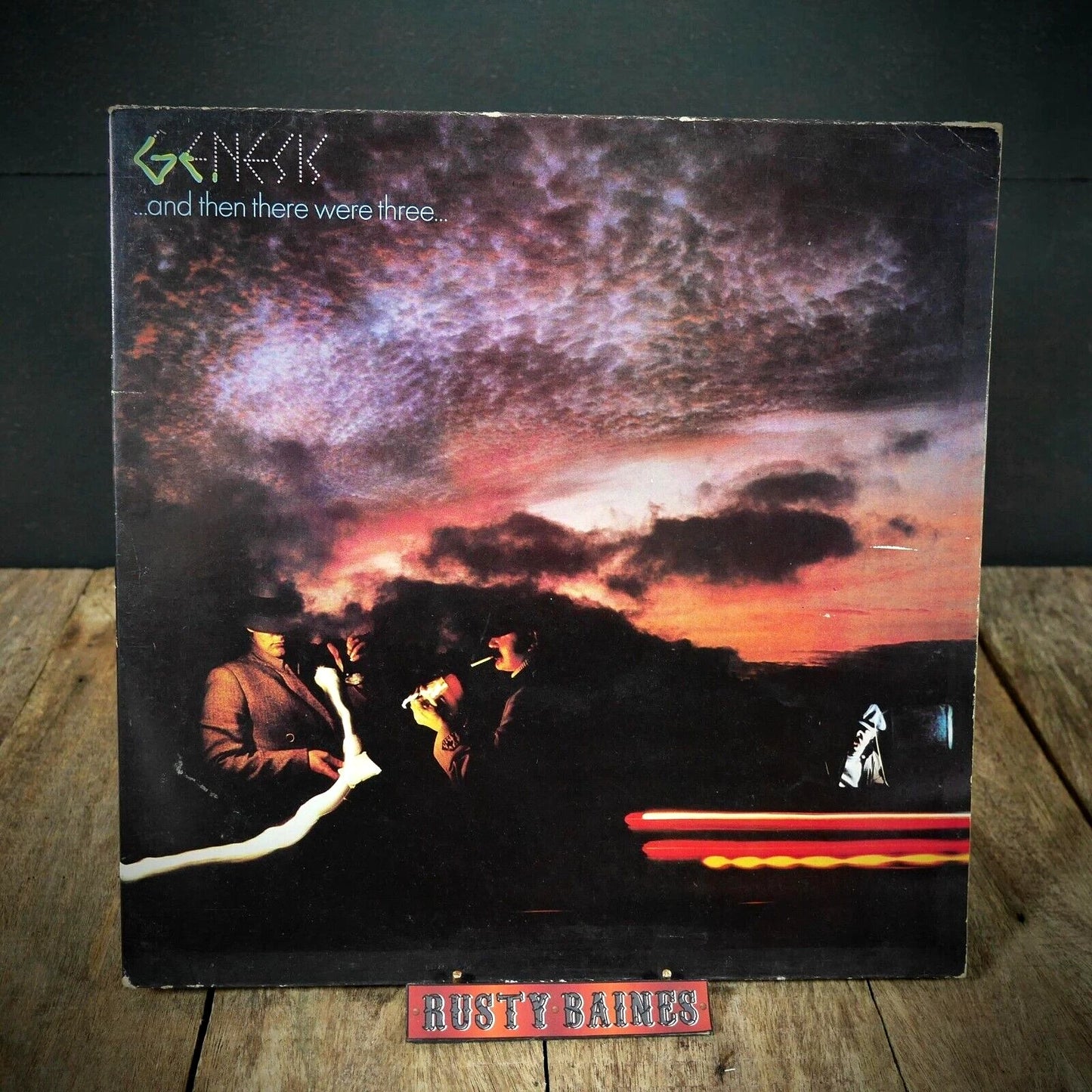 Record LP Album, Genesis, And Then There Were Three