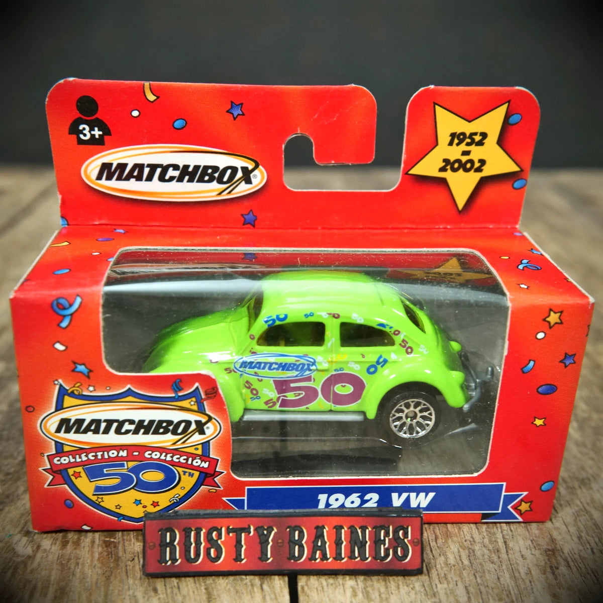 Matchbox, Sealed Box, VW Beetle Classic, Green 50th Anniversary