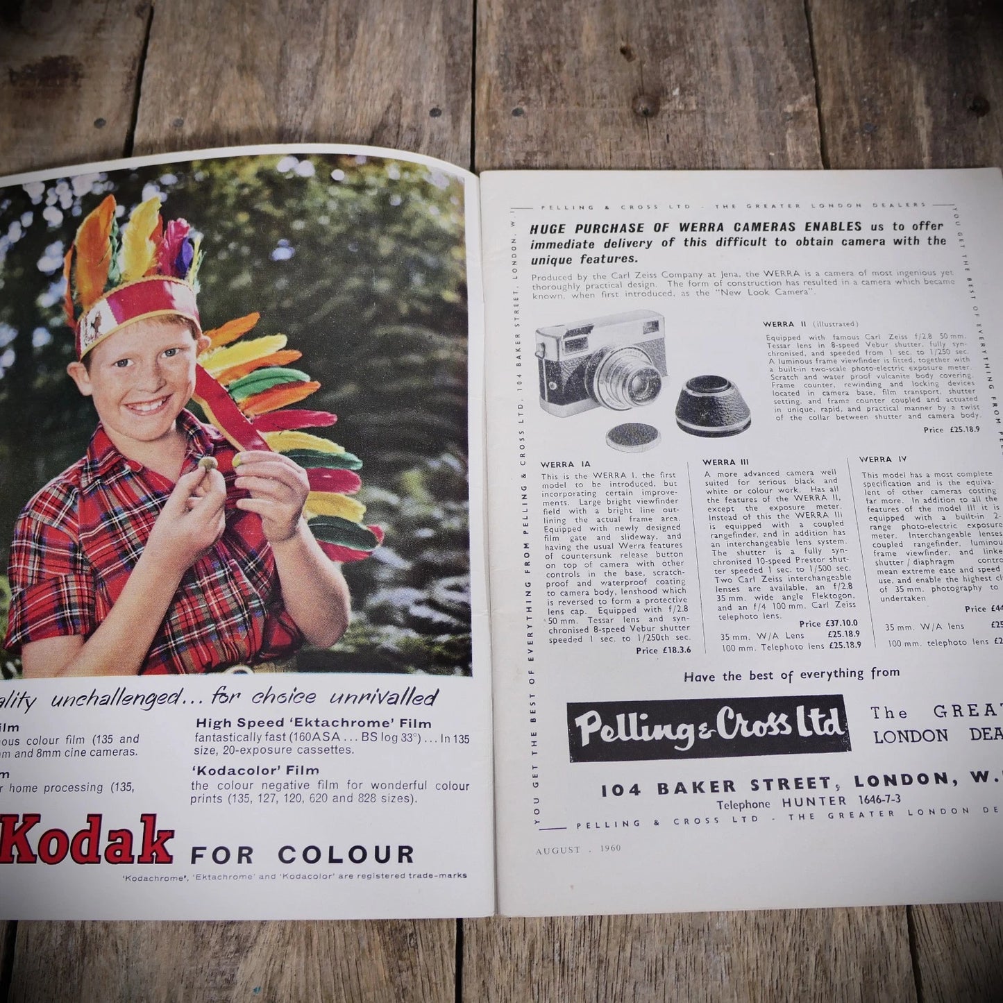 Vintage Good Photography Magazine August 1960