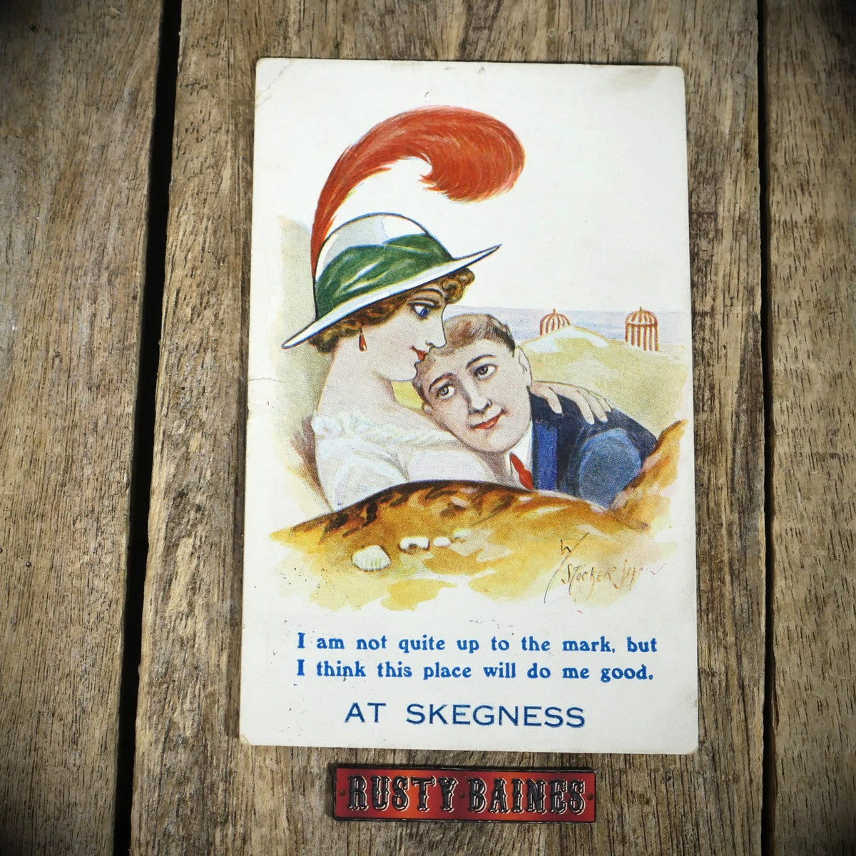 Postcard, Comic/Glamour, Romance at Skegness, Stocker Shaw