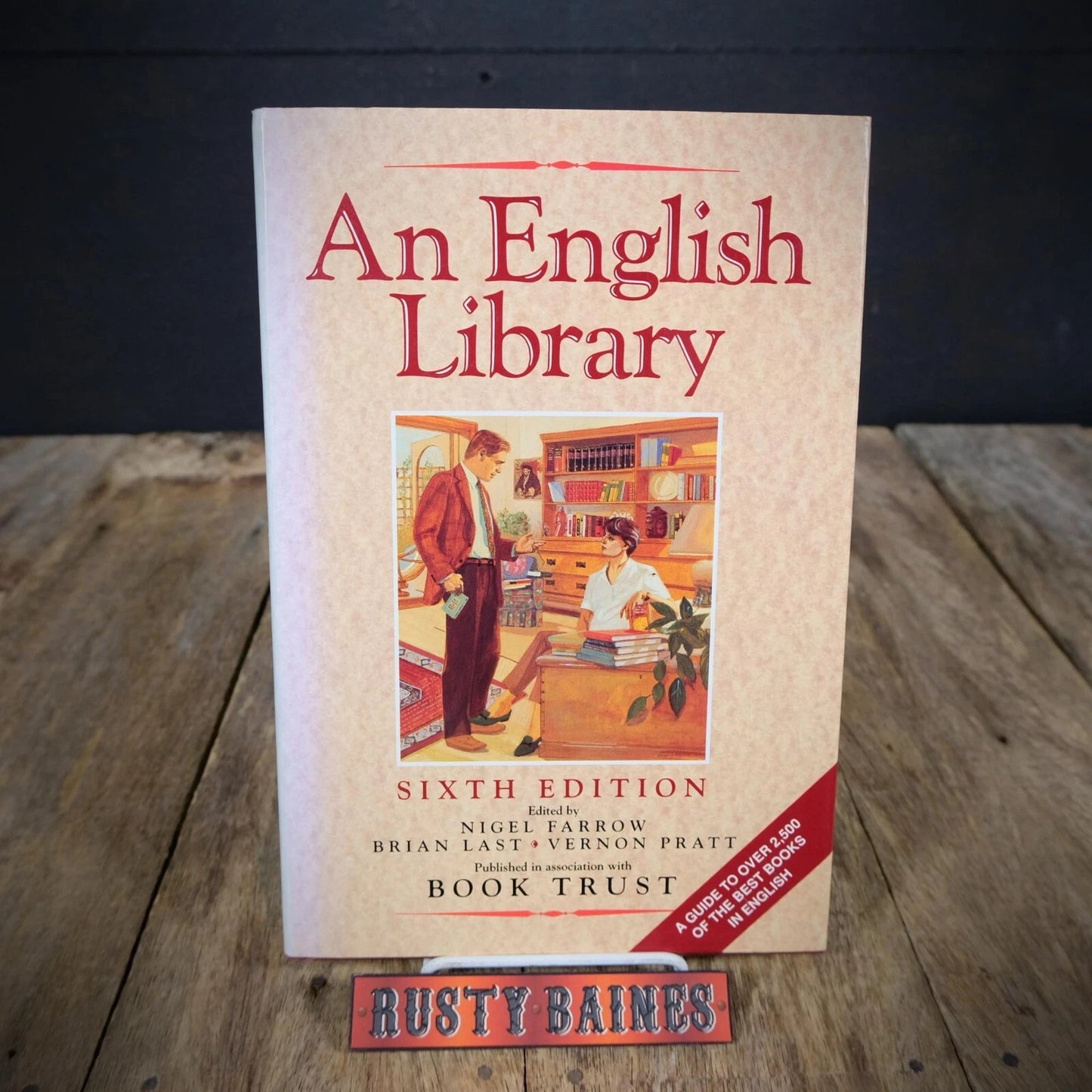 An English Library, Sixth Edition, Literary Book Interest, 1990 Hardcover