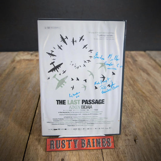 DVD, The Last Passage, Comet Line, WW2 Veteran Signed, Documentary