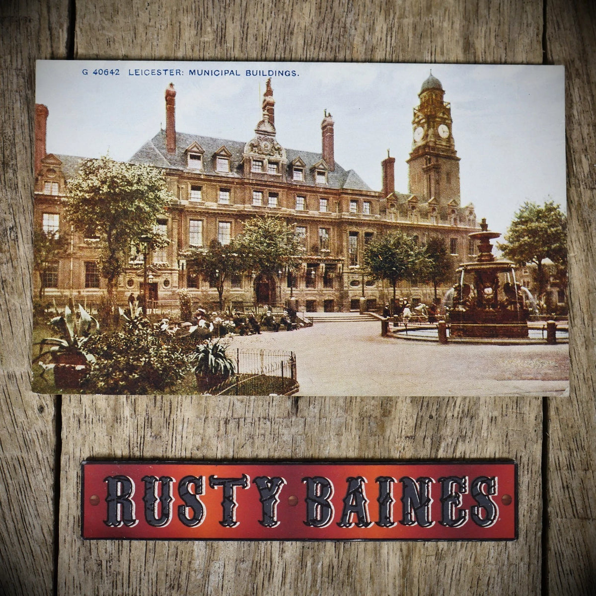Postcard, Leicester Municipal Buildings Town Hall, Printed, Photochrom