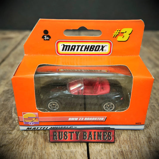 Matchbox, Sealed Box, #3 BMW Z3 Roadster, Black