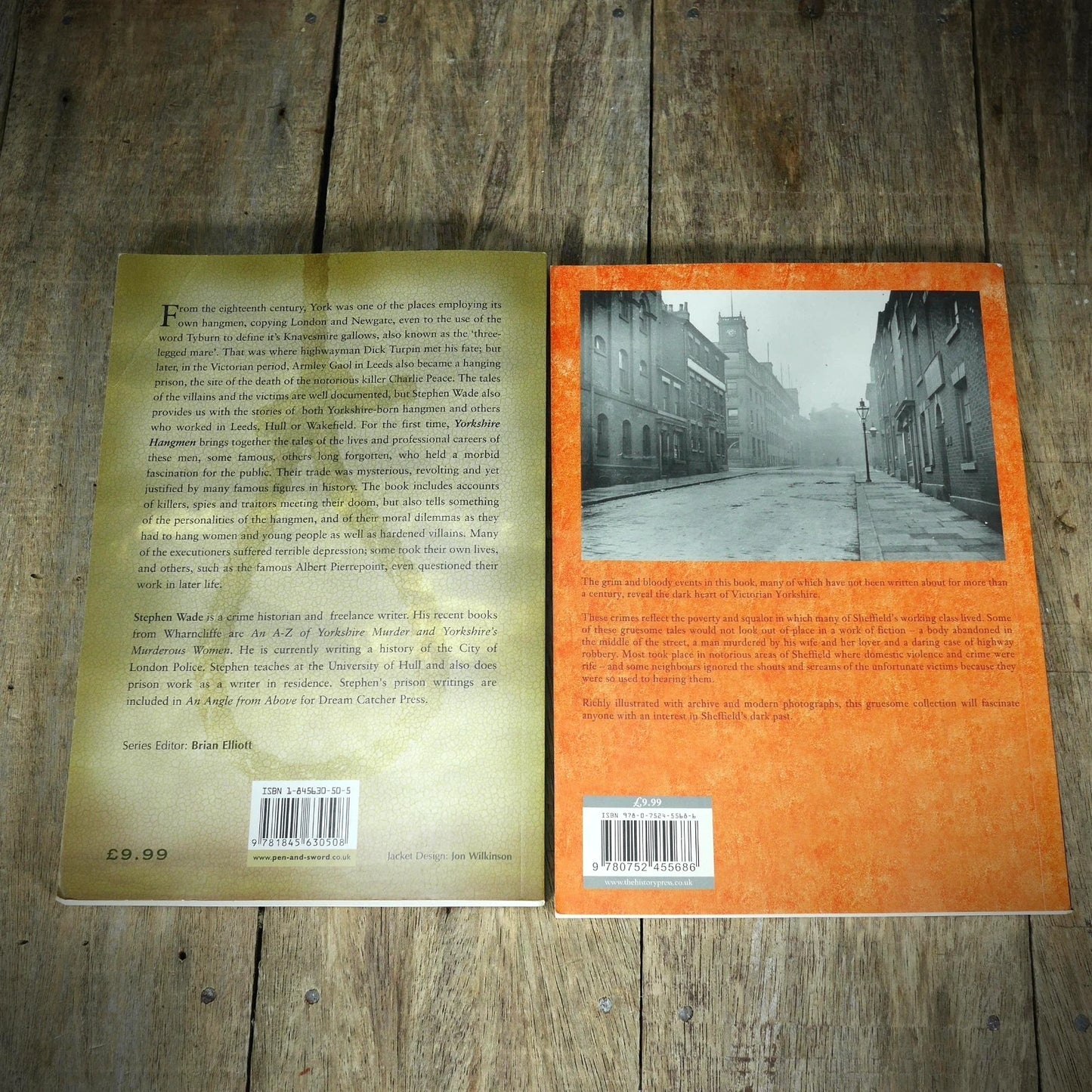 Sheffield/Yorkshire True Crime/Murder Books, Hangmen, Stephen Wade Etc.