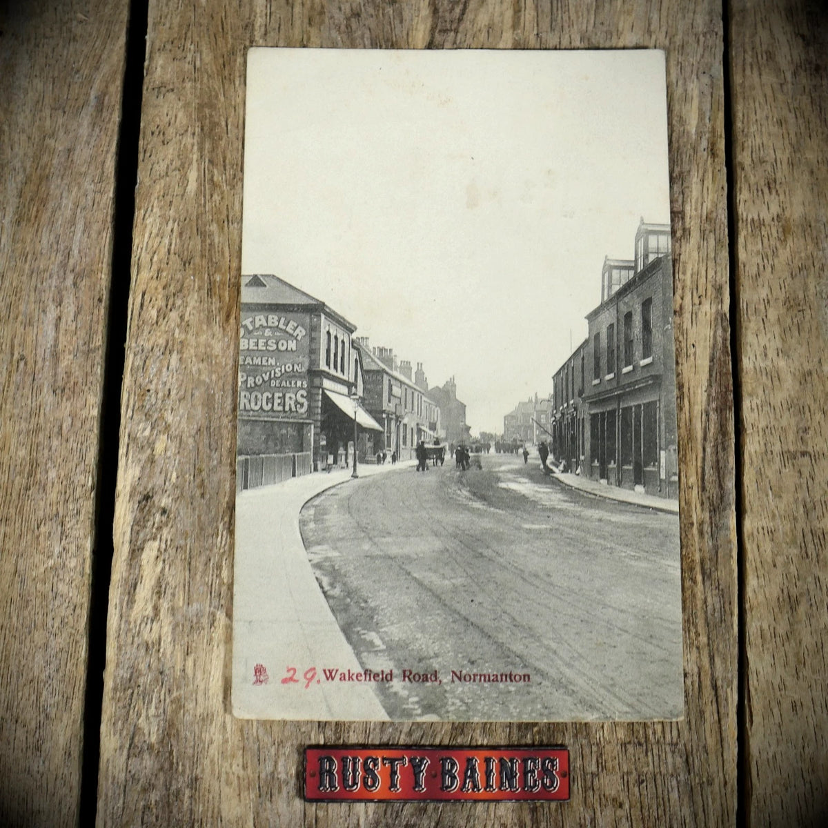 Postcard, Normanton, Wakefield Road 1904, Printed