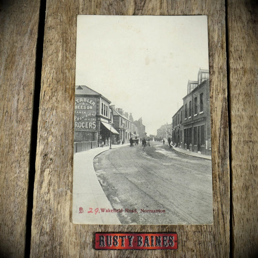 Postcard, Normanton, Wakefield Road 1904, Printed