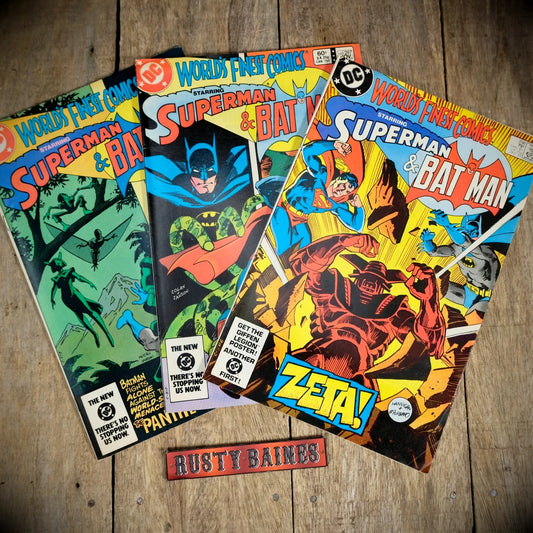Comic Bundle, DC World's Finest Superman & Batman #296-297-298