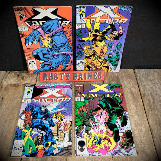Comic Bundle, Marvel, X Factor #21-22-25-33
