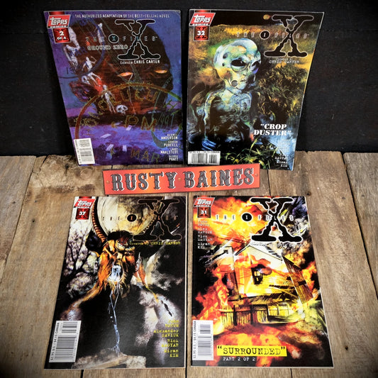 Comic Bundle, Topps, The X-Files #31/32/37 & Issue 2 of Ground Zero