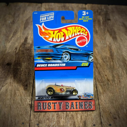 Hot Wheels, Deuce Roadster Hot Rod, Collector #238, Long Card