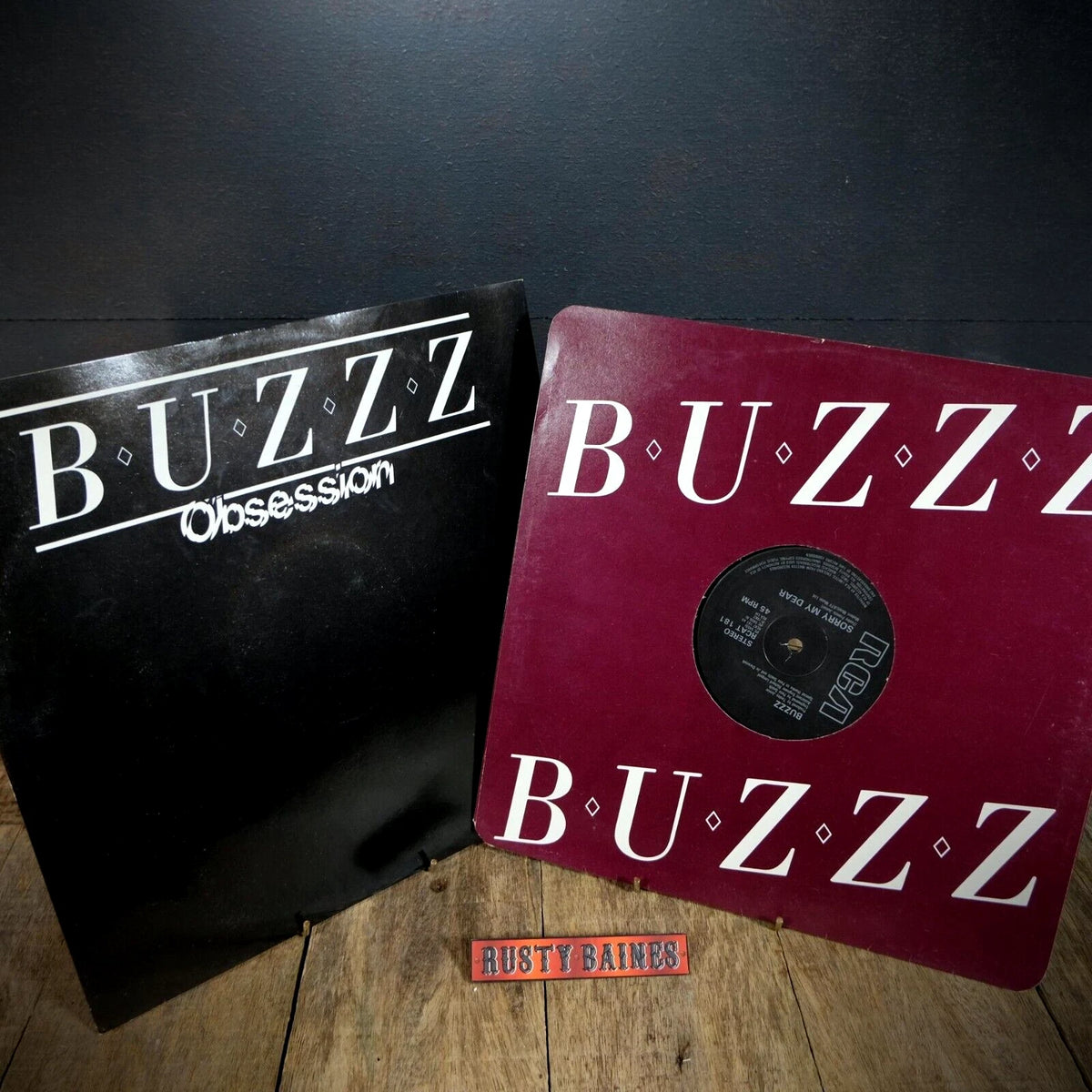 Record 12" Single x2, Buzz, Sorry My Dear/Obsession