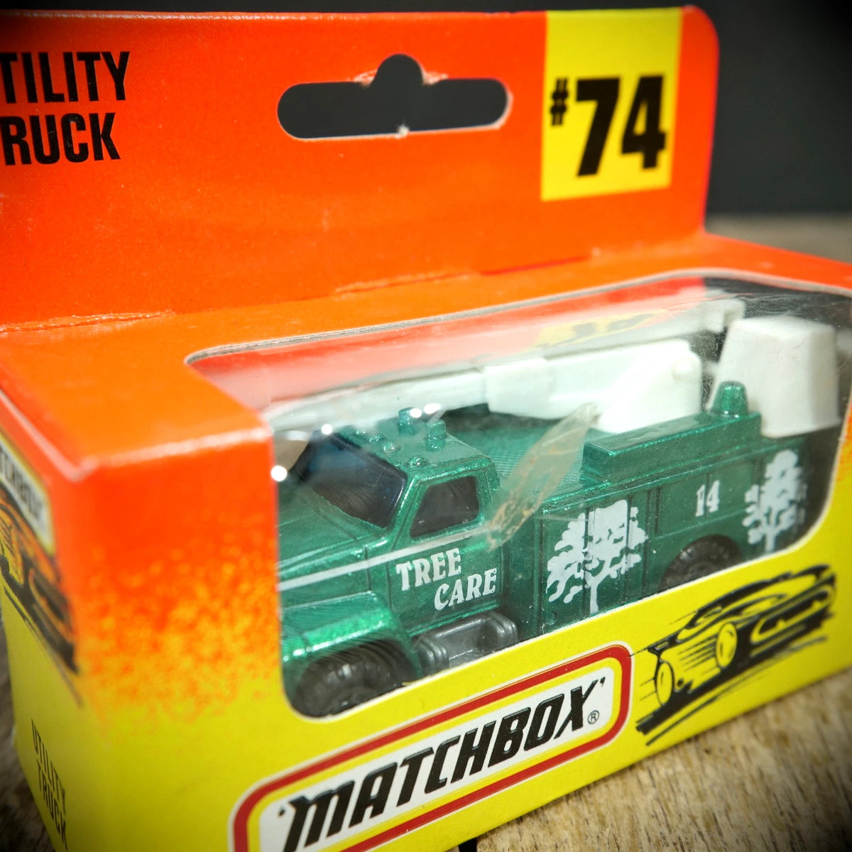 Matchbox, Sealed Box, MB211 #74 U.S. Utility Truck Green, Tree Care/Surgeon