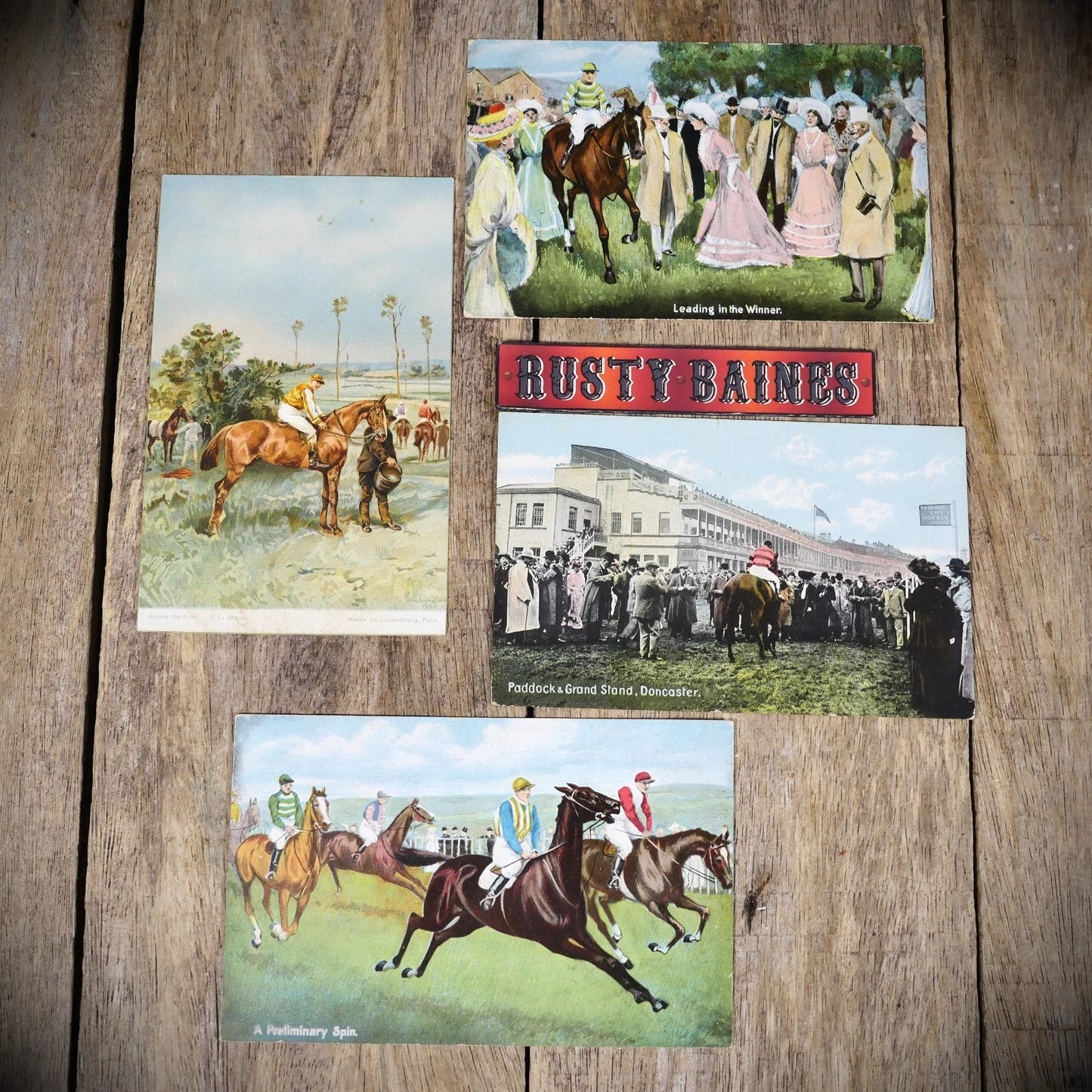 Postcard Bundle, Horse Racing Interest, Doncaster Etc