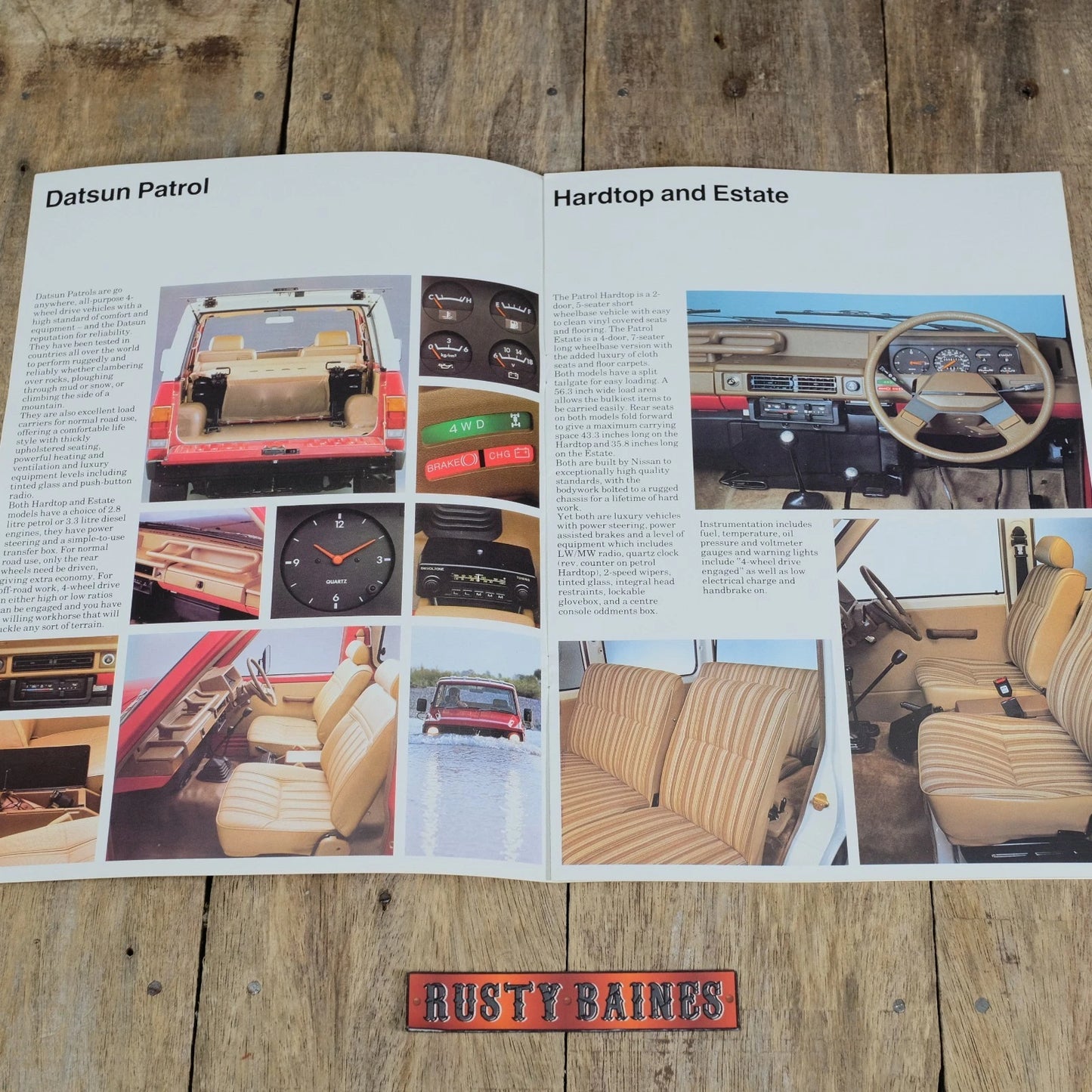 Original Car Brochure, Nissan Patrol SUV 4x4 1982 UK