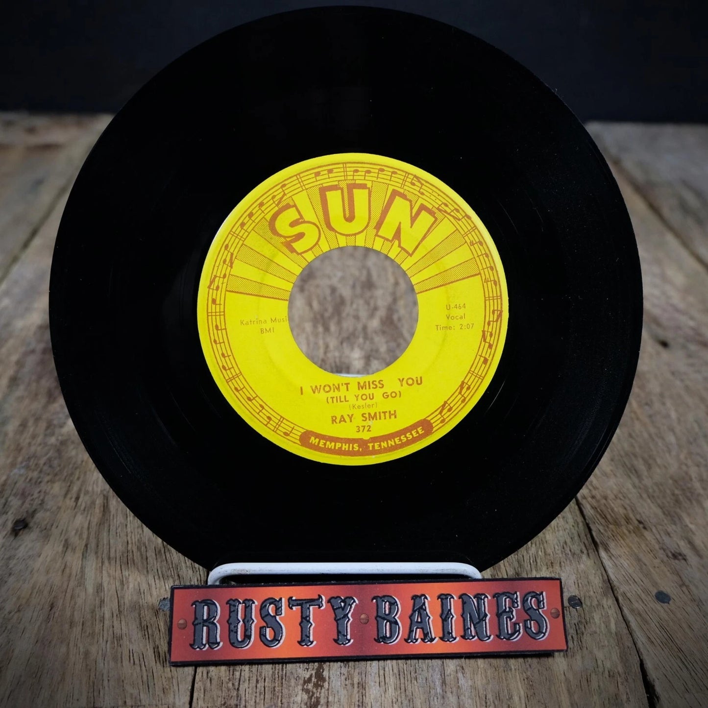 Record 7" Single, Ray Smith, Travlin' Salesman, Sun