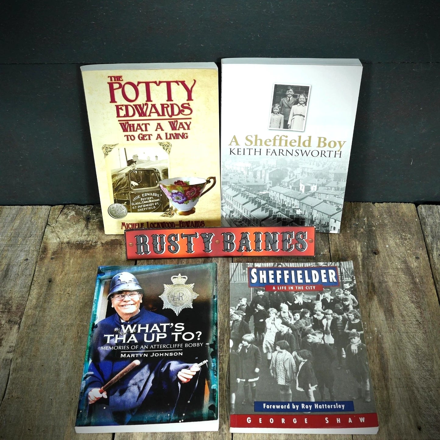 Job Lot/Bundle of Sheffield Local History Books, Potty Edwards, Keith Farnsworth