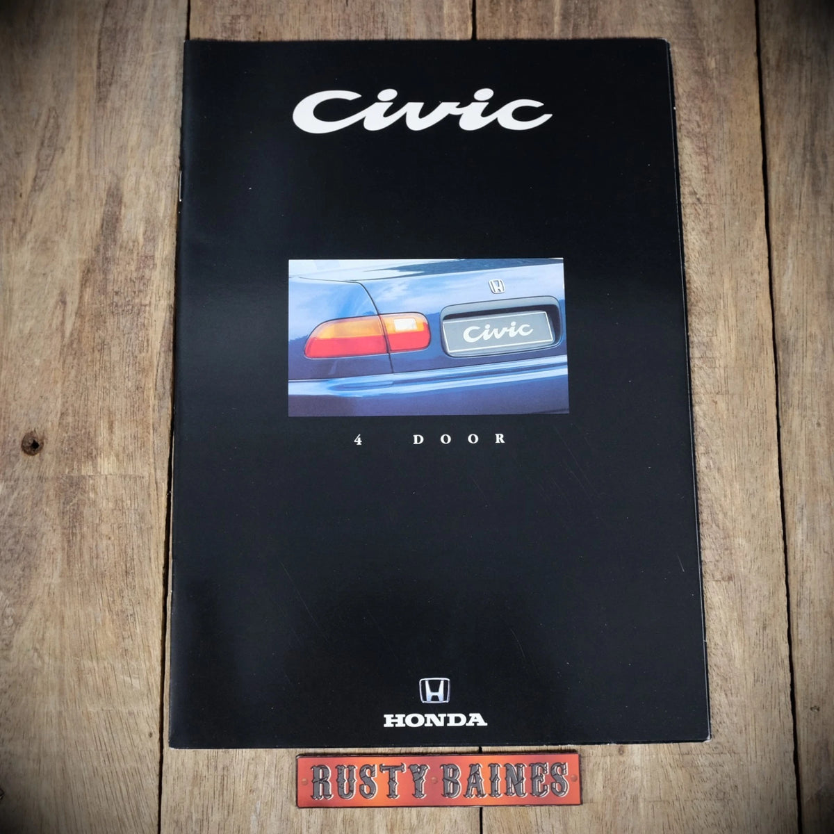 Car Brochure, Honda Civic Saloon, Undated Circa 1991