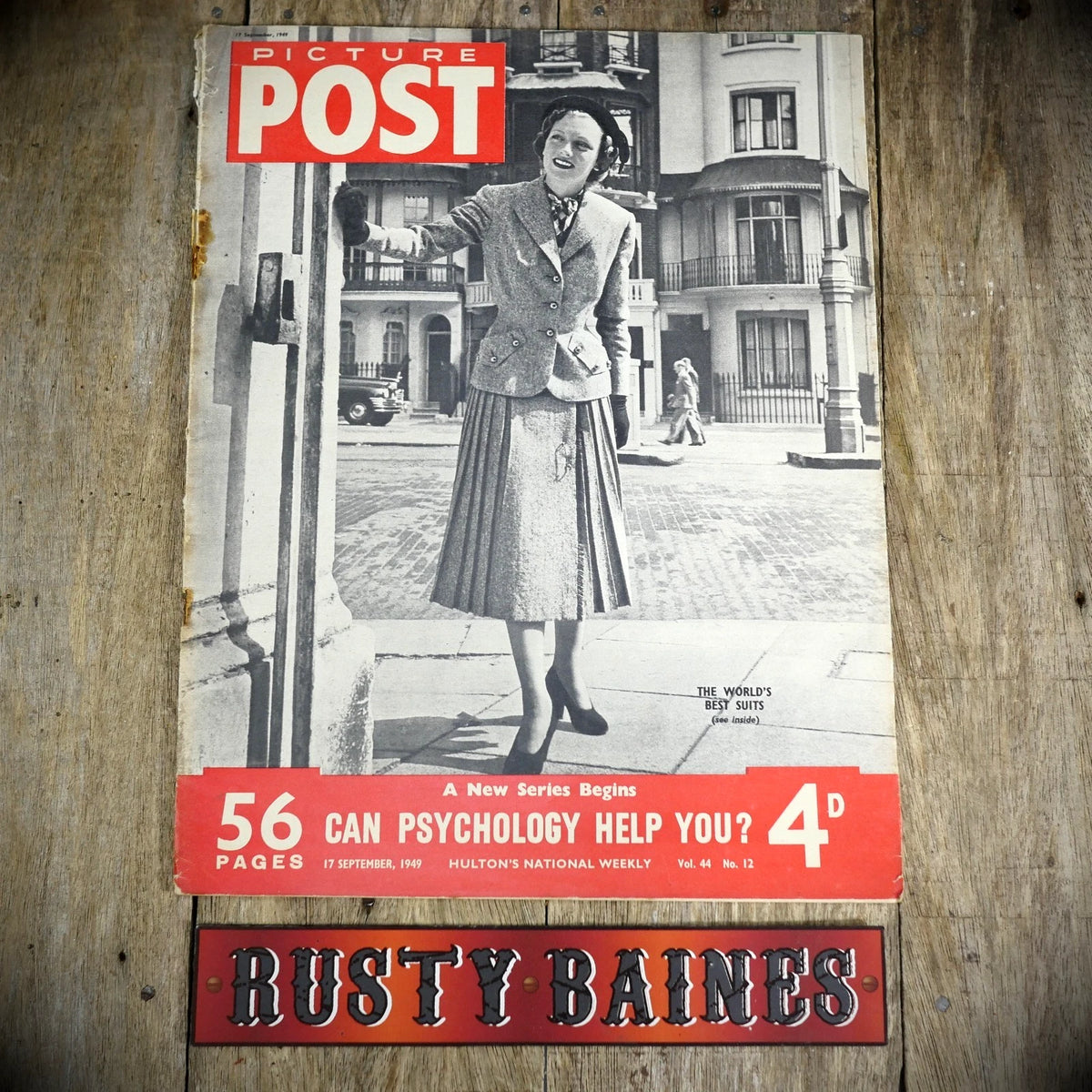 Picture Post 17 September 1949 Kurt Hutton-Malta, Osbert Sitwell, Fashion