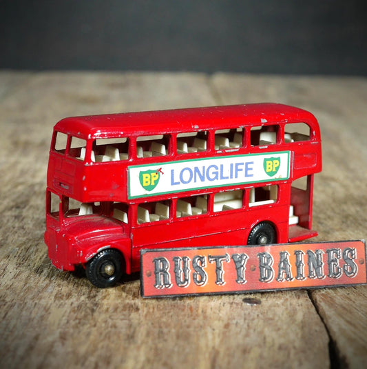 Original Vintage Matchbox/Lesney Routemaster Bus, BP Petrol Livery, No Box