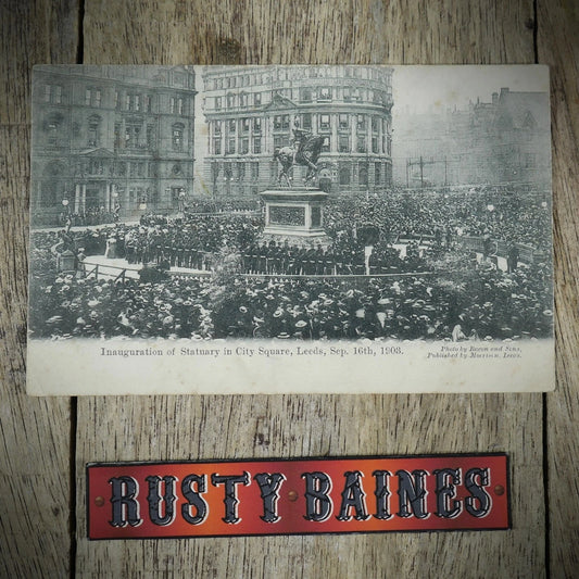 Postcard, Leeds City Square Inauguration 1903, Printed