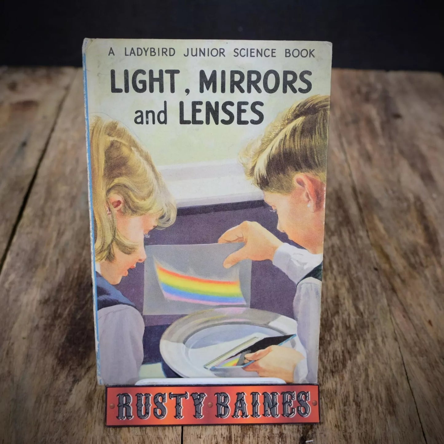 Vintage Ladybird Book, Junior Science, Light, Mirrors and Lenses, Matt, 2'6