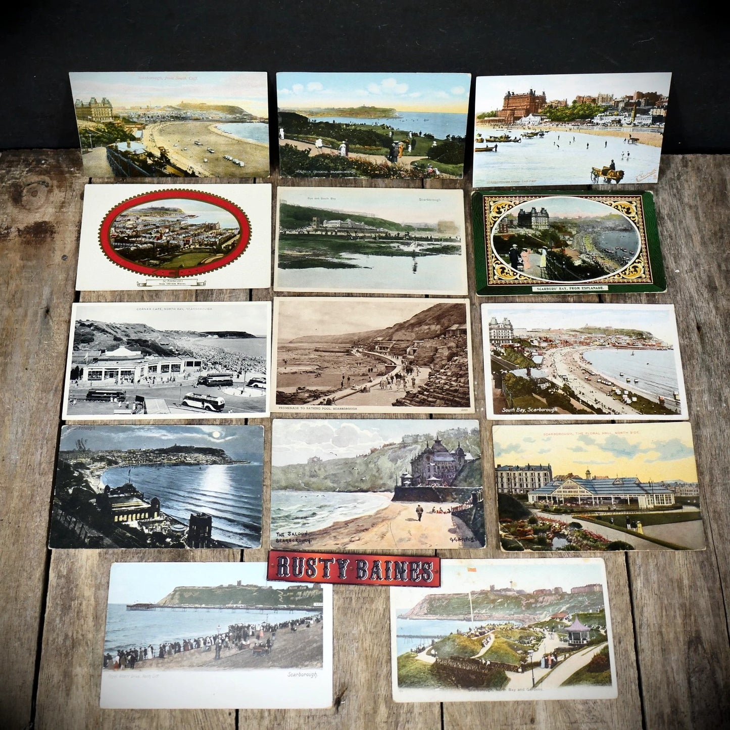 Scarborough Postcards, Collection of x14, 1908+